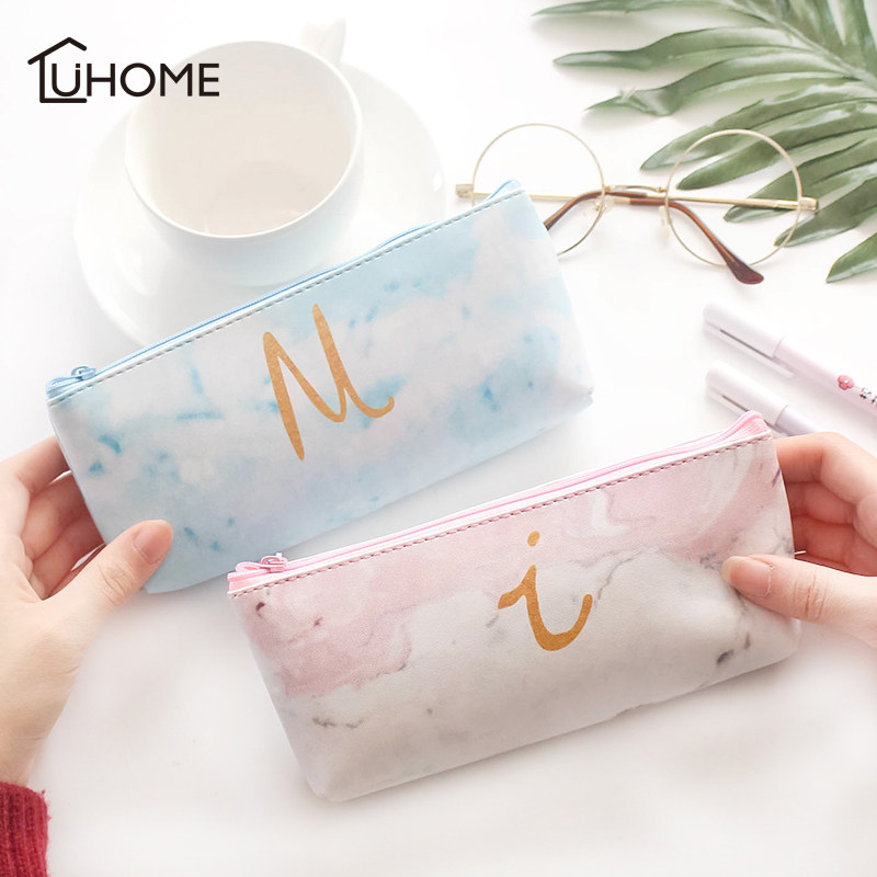 Creative Marble Pencil Case for Girls Boy Travel Makeup Stor在類目 收納整理, 家庭防塵用具, 電話防塵罩中 - 來自Buy2taobao.com提供專業的淘寶代購服務