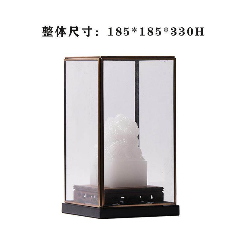 禅意新中式琉璃印章玉玺摆件客厅茶几书房书桌玄关柜家居饰品摆件