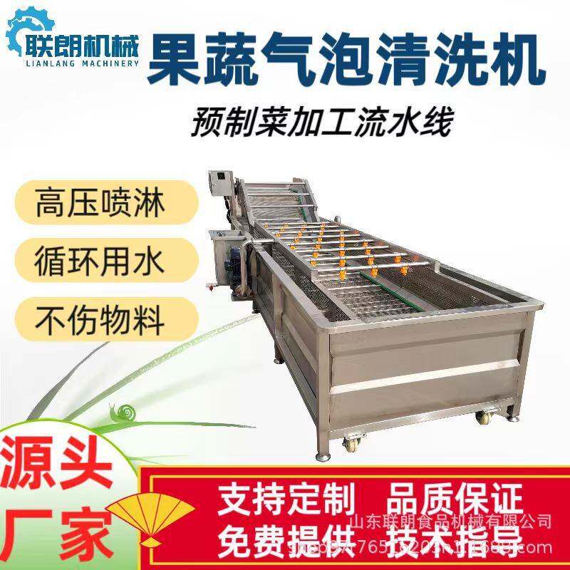 大白菜气泡清洗机芋头地瓜喷淋式洗菜机果蔬多功能去泥沙清洗设备