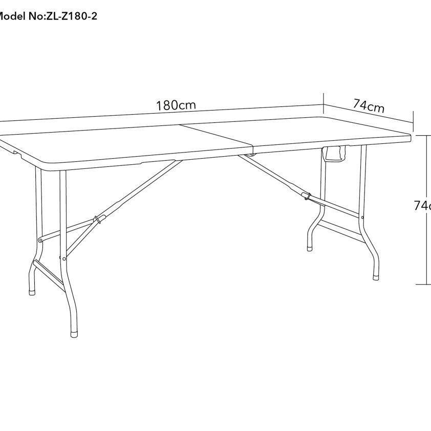 Z180-2折叠餐桌椅户外展会折叠长桌会议桌便携式户外折叠桌子