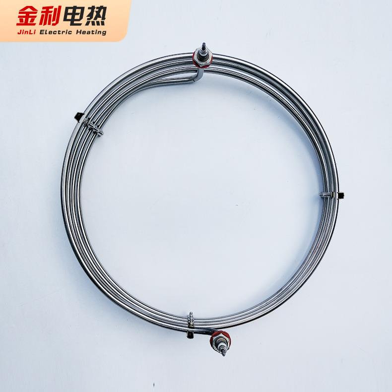 不锈钢电加热管旋转蒸发器浴锅水桶蚊香型环形发热管快速升温