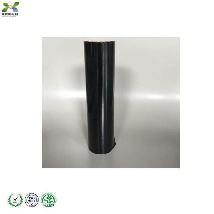 黑色哑光0.075mm厚聚酰亚胺薄膜遮光性能黑色标签黑色覆盖膜