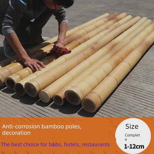 装饰瘦竹竿菜园搭架白彩旗竹杆吊顶装修竹子隔断防腐毛竹干篱笆