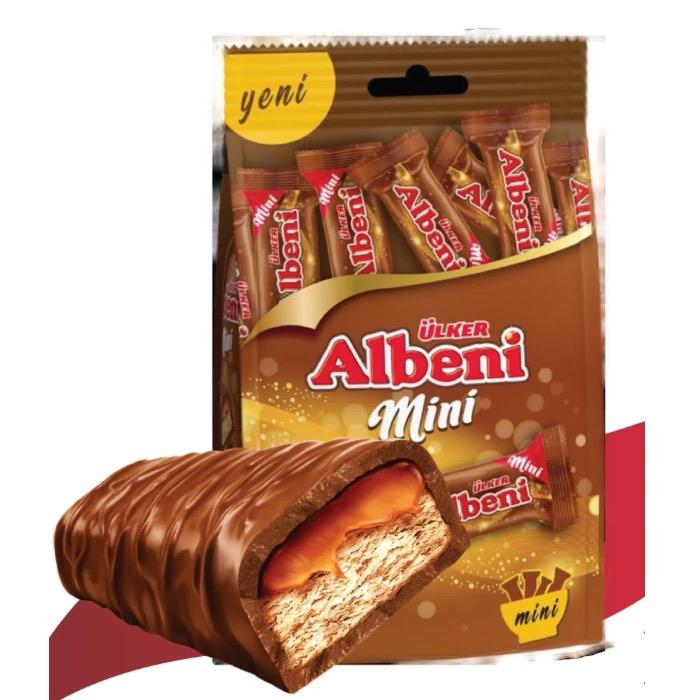 ULKER Albeni mini 土耳其进口优客焦糖巧克力饼干 进口小零食89g