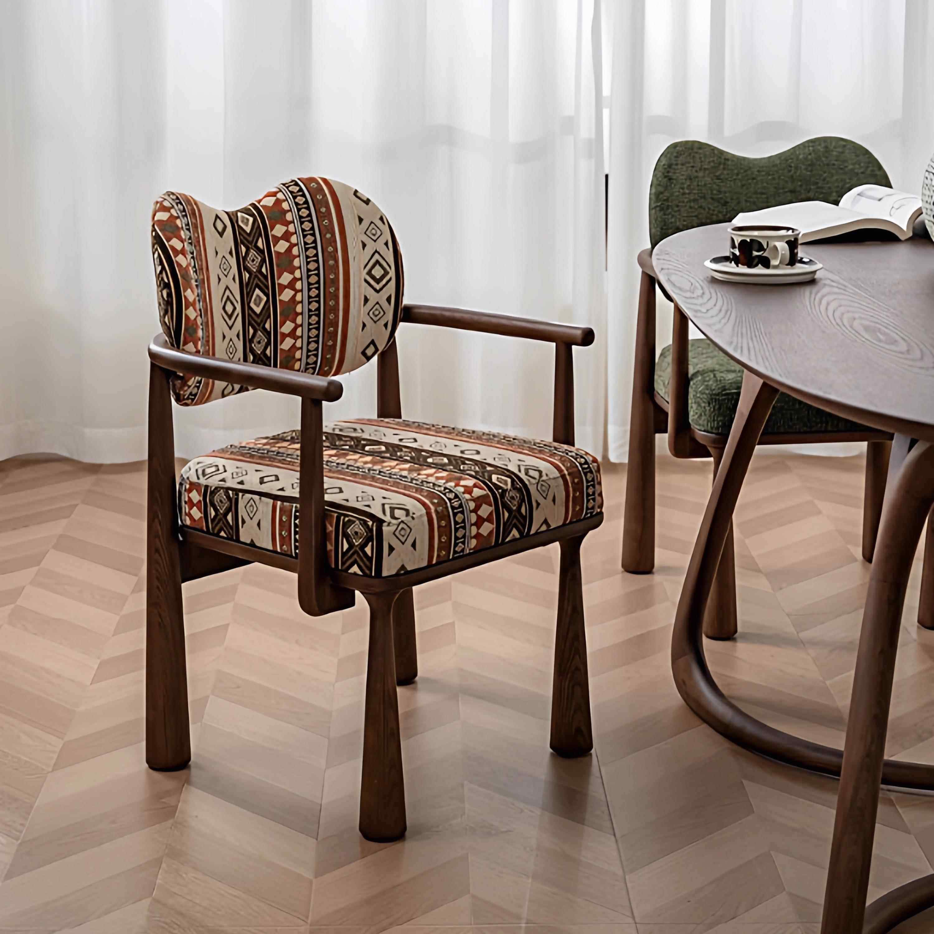 原创法式中古实木餐椅家用靠背扶手餐桌椅休闲单椅设计师复古椅子,住宅家具,餐椅,淘宝优惠券,粉丝福利购,淘宝优惠卷