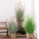 ins风彷真绿植满天星假花植物芦苇室内商场落地客厅装 饰摆设盆栽