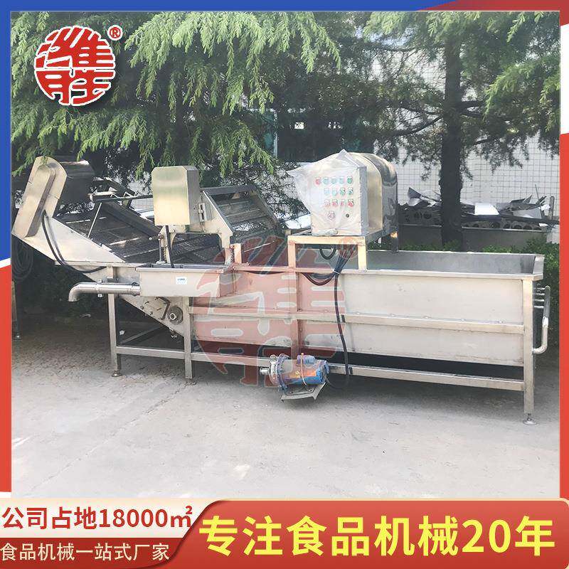 循环水使用果蔬气泡清洗机莴笋高压喷淋果蔬清洗机芸豆清洗设备