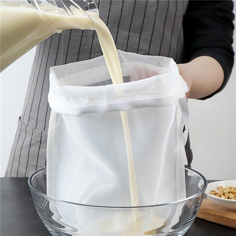 厨房豆浆过滤袋家用果汁茶叶葡萄酒过滤隔渣袋超细漏网菜馅挤水袋