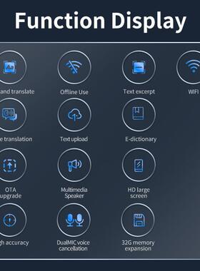 国际A13S版典扫描翻译词笔中英准德法日韩粤语繁多语体言精离线翻