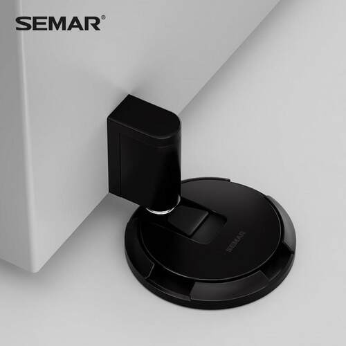 SEMAR西玛防风门吸简约防撞门室内卧室双门推拉机械地吸门挡