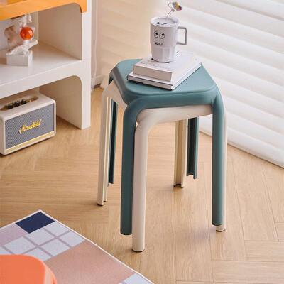 料餐凳子加厚家用凳可叠放凳结实耐DT-1787(用高板凳客人备用简塑