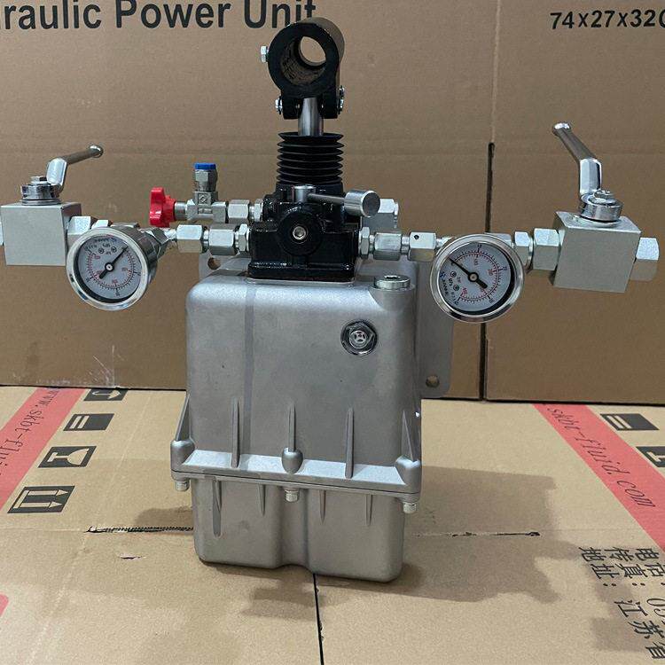 PMI45S-Y-C-T5AL双作用手动泵配压力表球阀铝合金油箱