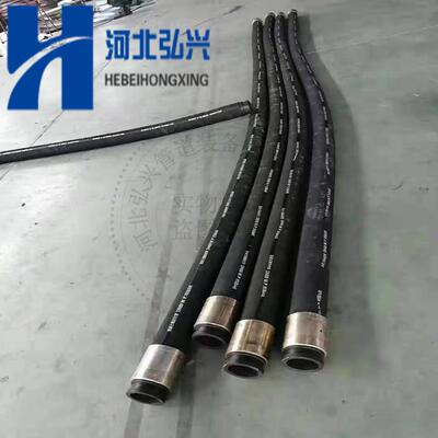 铁建钢丝加强软管 加护簧钢丝耐磨加强软管 DN80*4.5米胶管