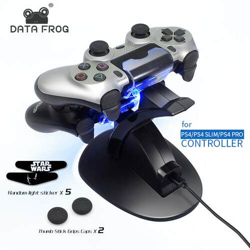 适用ps4座充 原装 slim pro支架底座 充电器双手柄配件 双充充电