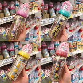 日本贝亲限定小兔子熊奶瓶ppsu新生婴儿宽口径奶瓶160ml240ml