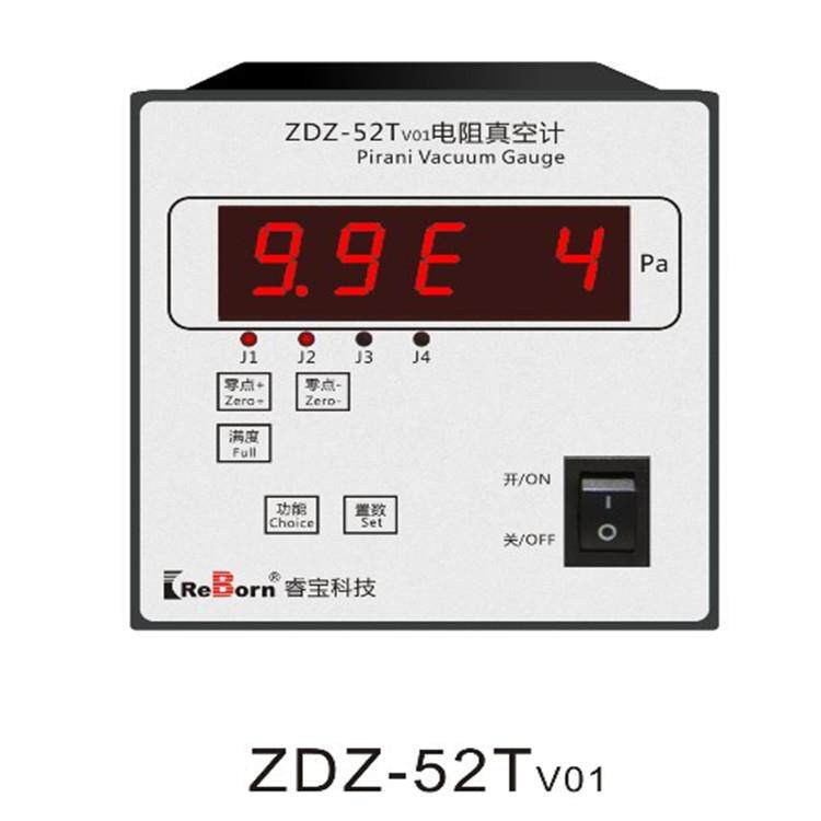 供应ZDZ-52T电阻真空计LED数显现货零售真空测量计高精度