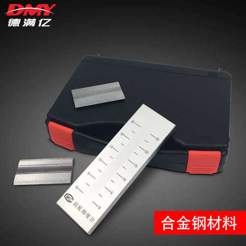 槽计细度颗粒细度板细度涂料不锈钢单qxd25um50um100um刮板测试仪