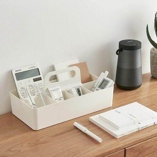 Divide a case to organize sundry to receive basket bathroom