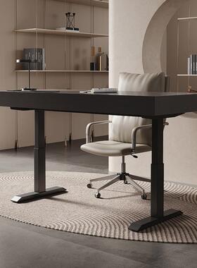 意tb-77115式极简智能电动升降书作轻现代书房桌椅工台高级电脑奢