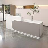 简单现代商店酒吧收银员瑜伽工作室美容院前台公司前台理发店式 柜