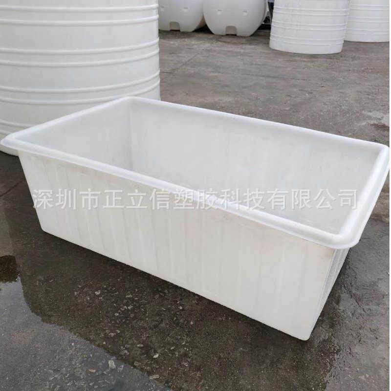 周料转箱料盒子塑塑方长方形收纳五金方盘堆JDK叠周转储物浅盘盘