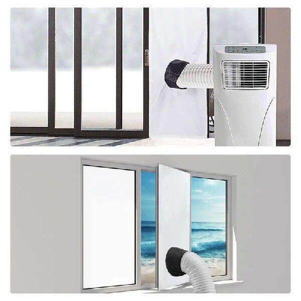 Portable Air Conditioner Window Vent Kit AC Exhaust Hose