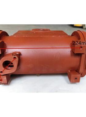 热交换器图号D7400-1312100A 玉动YC4108/YC2115/海水箱