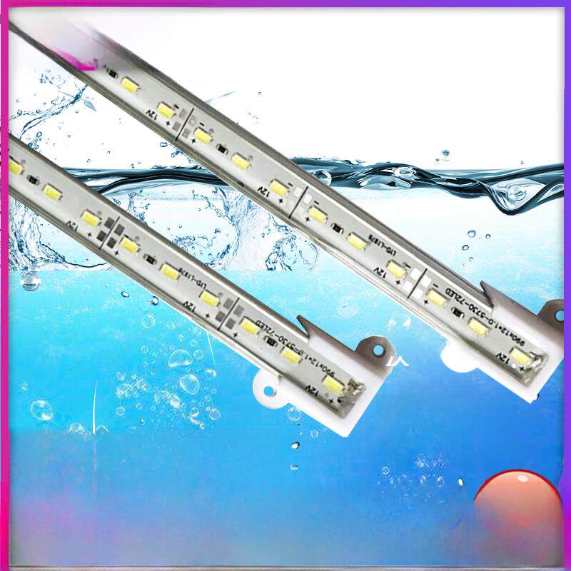 24v伏led硬灯条12v滴胶灌胶防水长条灯带贴片超薄鱼缸冰箱户外灯