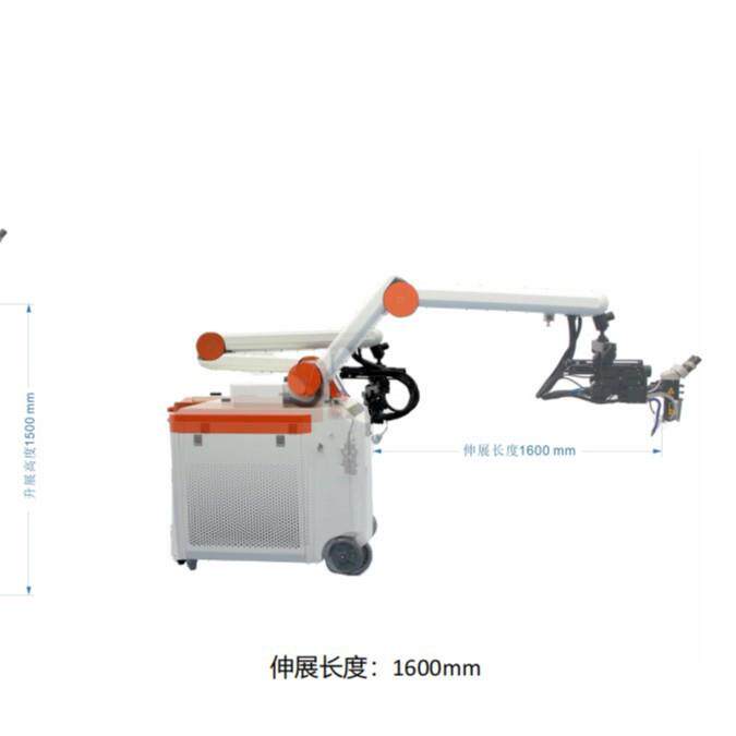 模具激光焊接机全自动吊臂不锈钢补焊60°移动关节悬臂激光焊