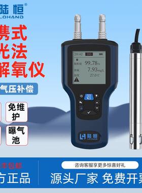 陆恒可携式萤光溶解氧检测仪曝气池污水分析溶氧仪DO含氧量测定仪