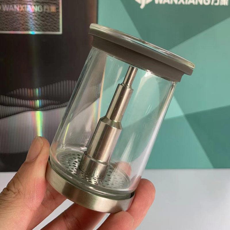 万象玻璃杯茶水分离杯配件双层V258/158L茶仓U258L内胆U158L茶漏图片