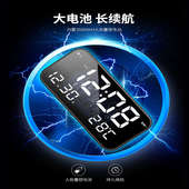 3组 数字显示夜光led闹钟 充电版 创意25首闹铃音量可调节音乐闹钟