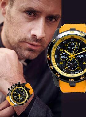 Watch Stainless Steel Luxury Sport Analog Quartz Modern Men