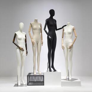 服装店挂件手模特道具全身包布人偶女装橱窗假人体模特人台展示架