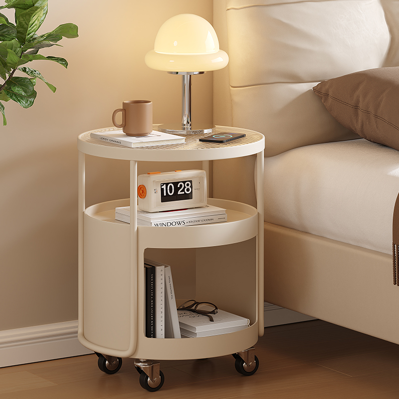 卧室床头柜铁艺简约现代小型置物架床边柜小型可移动2025新款边几