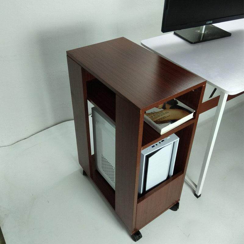 电脑主机架子放置柜多层办公室主机箱柜收纳柜打印机置物架可移动