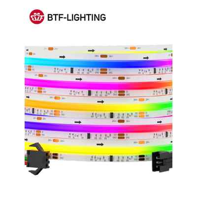 24V柔性FCOB幻彩LED灯条WS2811RGB全彩720灯编程流水COB匀光灯带