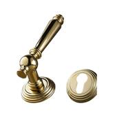 实木卧室门锁全铜室内静音磁吸金色亮铬美式 复古锁黄铜门把手锁具