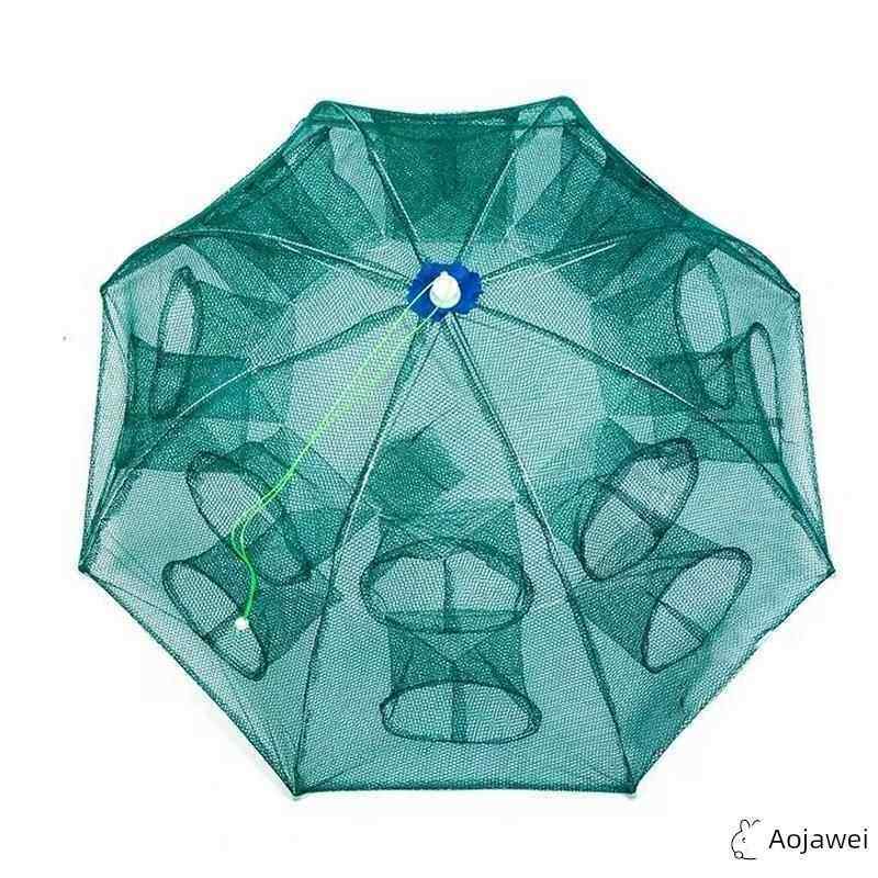 地笼鱼网结实耐用青蛙笼子虾笼鱼网伞网鱼笼