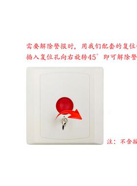 HO-01型号金属制SOS紧急按钮复位钥匙 手动报警配件Autronica品牌