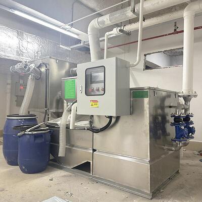 铁山源隔油提升一体化设备不锈钢油水分离器厨房全自动排污隔油器