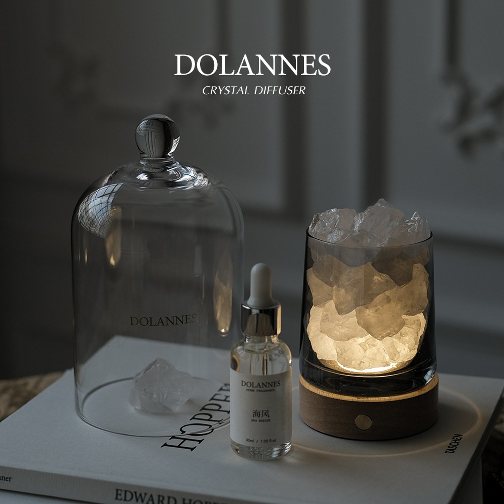 DOLANNES无火香薰礼盒家用卧室扩香石灯助眠持久香氛组