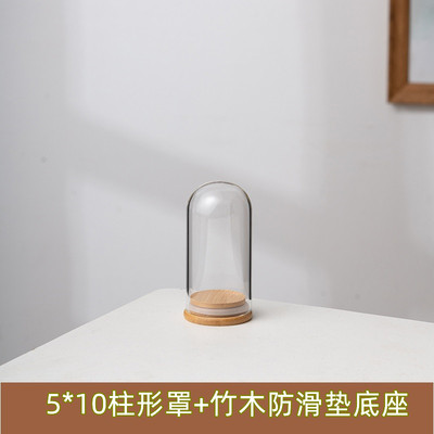 保存瓶收纳盒粘土品摆件玻璃罩珠宝密封罐玩偶迷你卡通蝴蝶