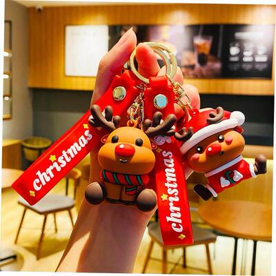 Christmas series keychain cute backpack pendant圣诞节钥匙扣