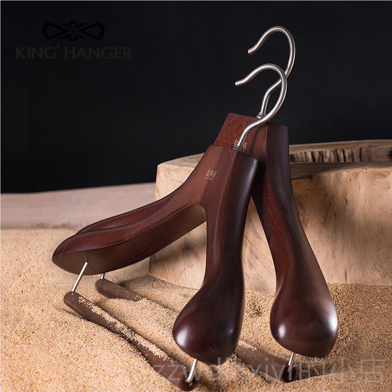 新款金领结原衣木实木榉木质衣架木撑衣柜衣帽间衣无痕大衣西服衬