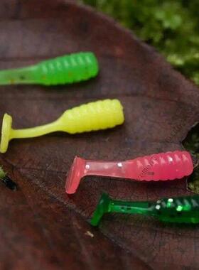 50Pcs Soft Fishing Lures 1.5cm Artificial Baits Small