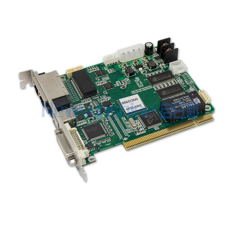 MSD3001发送卡两网口带载-屏130万led显示全彩发送MSD300-1系点统