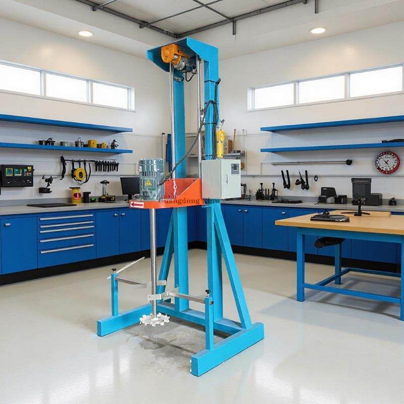 价格优惠 电动防爆分散机 膏脂油漆高速搅拌设备 防水材料混合机