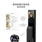 摩根T9智能锁3D人脸识别电子大屏入户防盗门密码 水晶指静脉锁家用