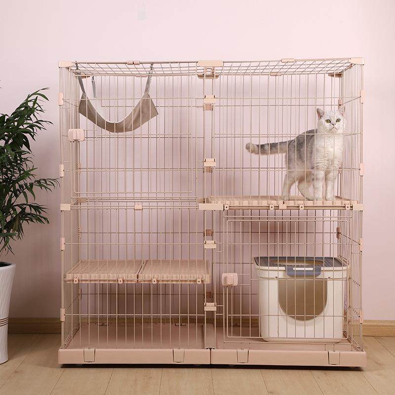 创逸猫笼子家用室内别墅超大自由空间猫咪幼猫养猫舍猫窝猫屋自由